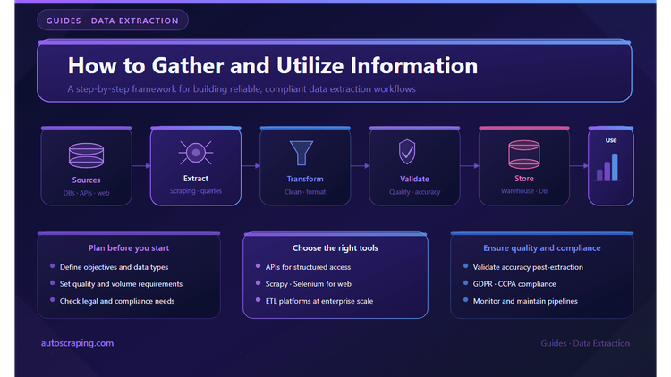 Data Extraction Steps: How to Gather and Utilize Information