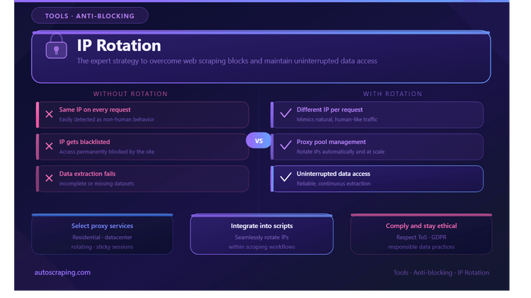 Web Scraper Blocked: How to Fix It with IP Rotation